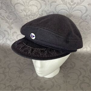 Vintage Aegean Women’s Wool Blend Cap Greek Fisherman
Hat Made in Greece Sz7 5/8